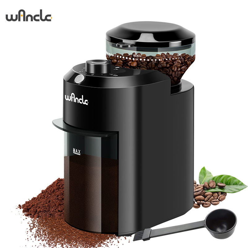Coffee Grinder Burr Flat - Wancle Moulin à café automatique avec