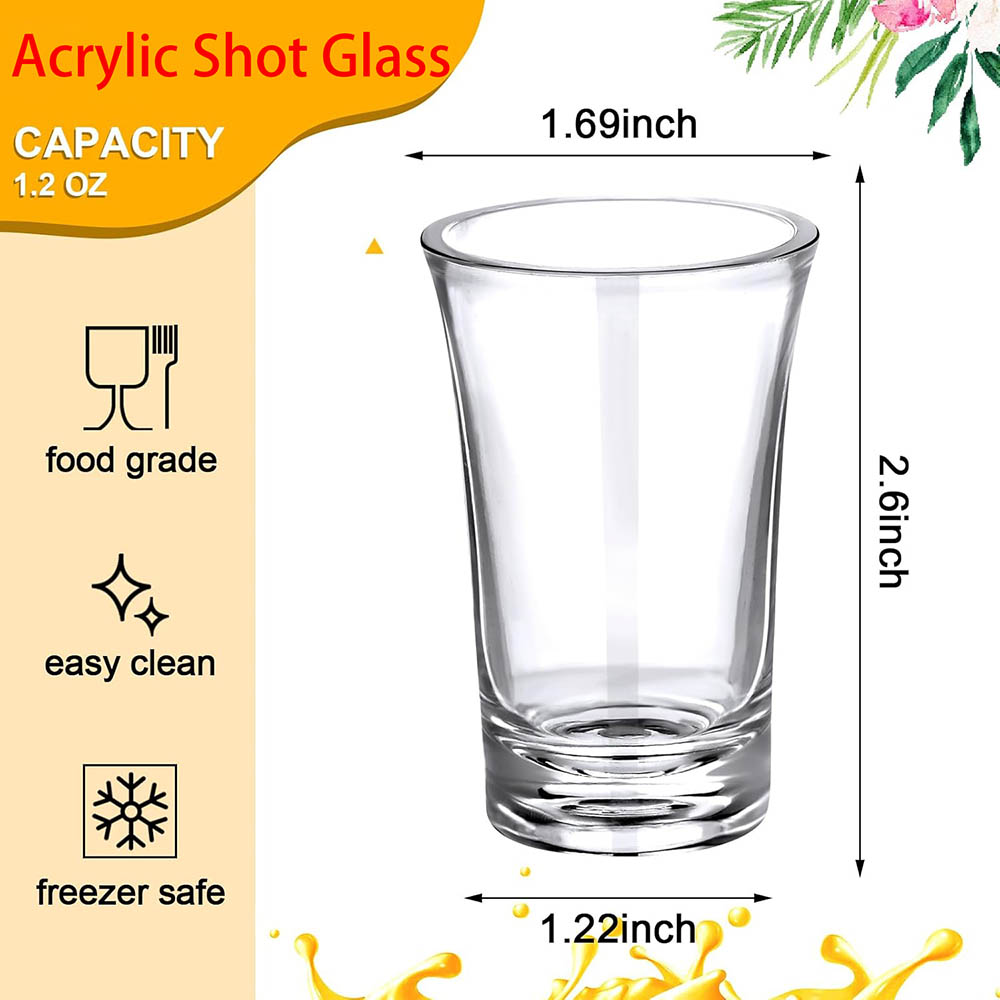 Lot de verres à shot en acryli - Espresso Shot Glass avis et prix