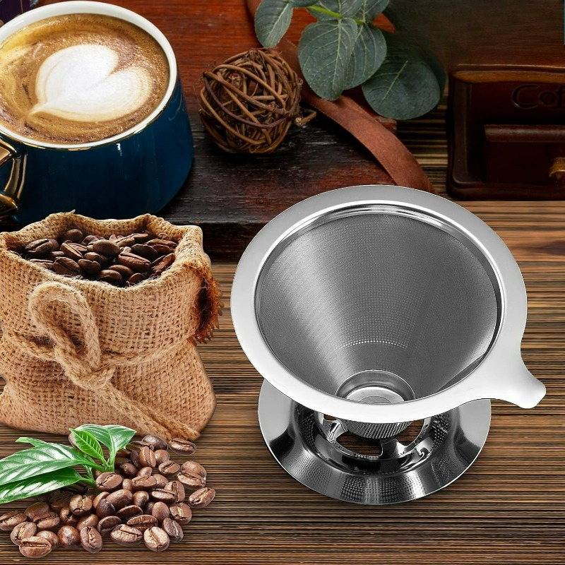 Filtre à café en acier inoxyda - Coffee Equipment Pour Over avis et prix