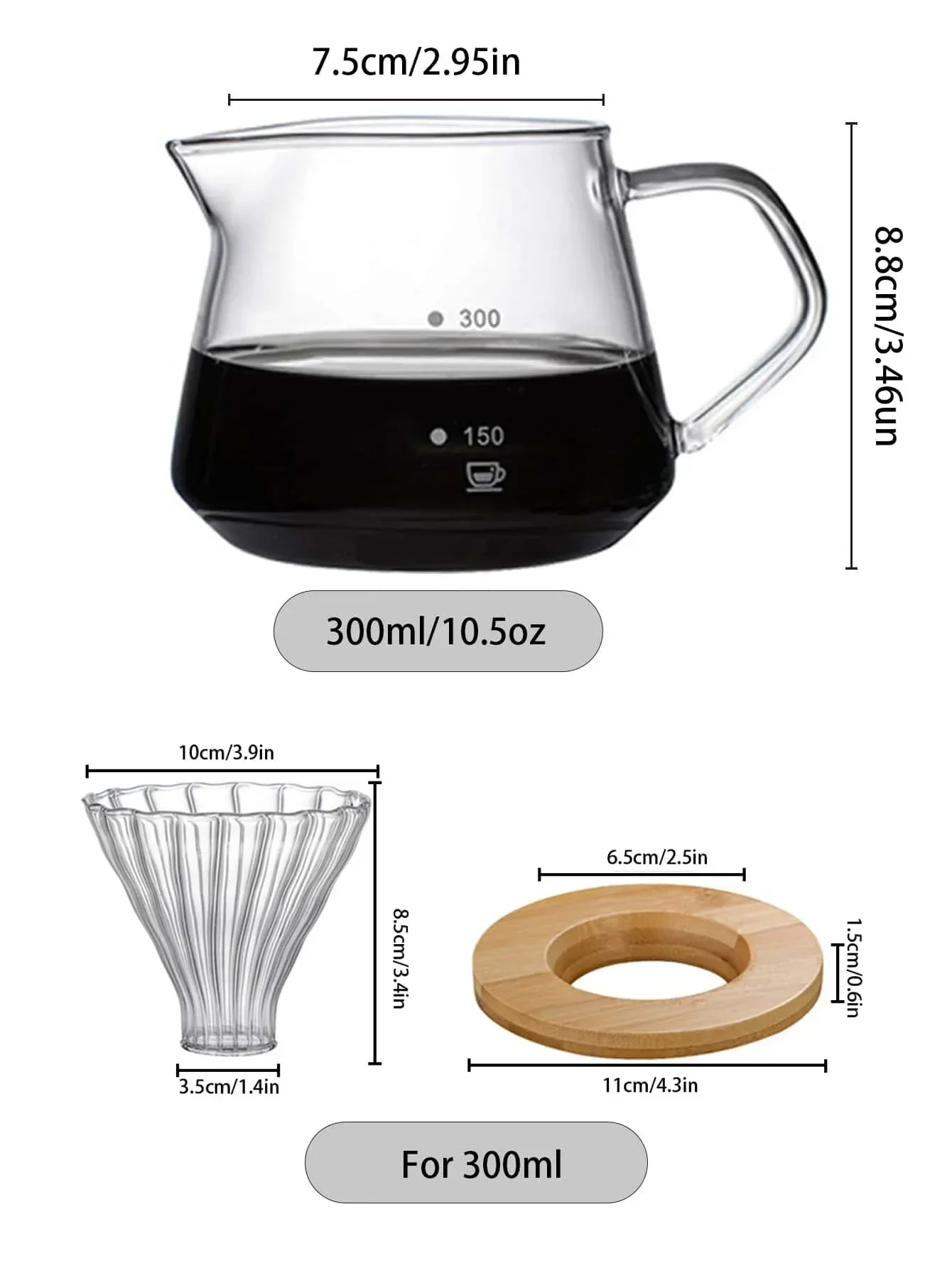 Punana 600 ml verser sur cafet - Coffee Equipment Pour Over avis et prix